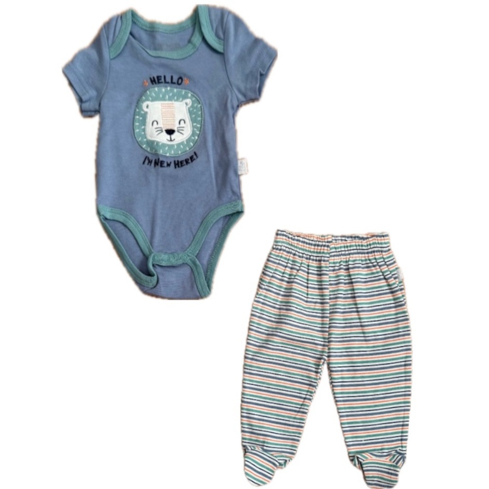 Duck Duck Goose 2 Piece Baby Boy Outfit